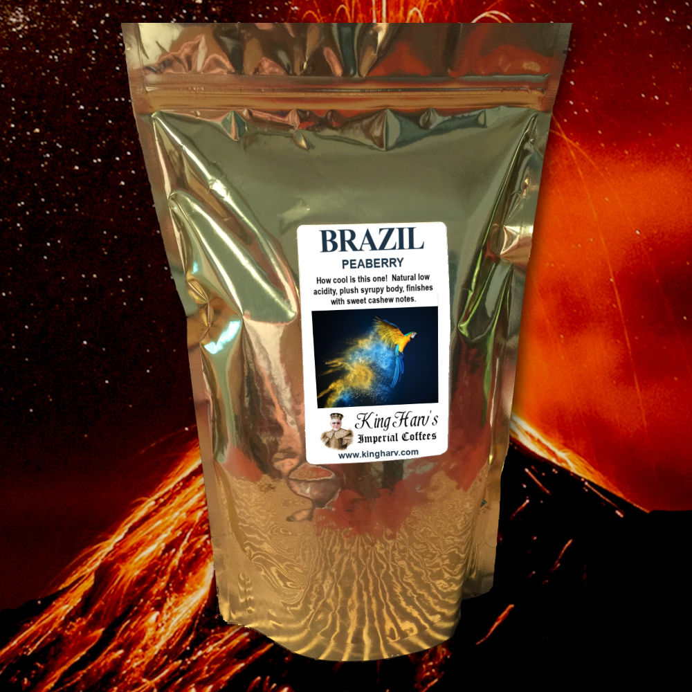 Brazil Peaberry 1 lb - Free Shipping