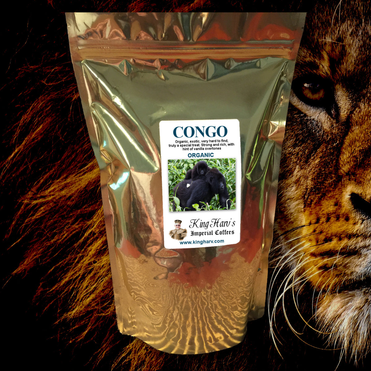 Congo Coffee 1 lb - Free Shipping