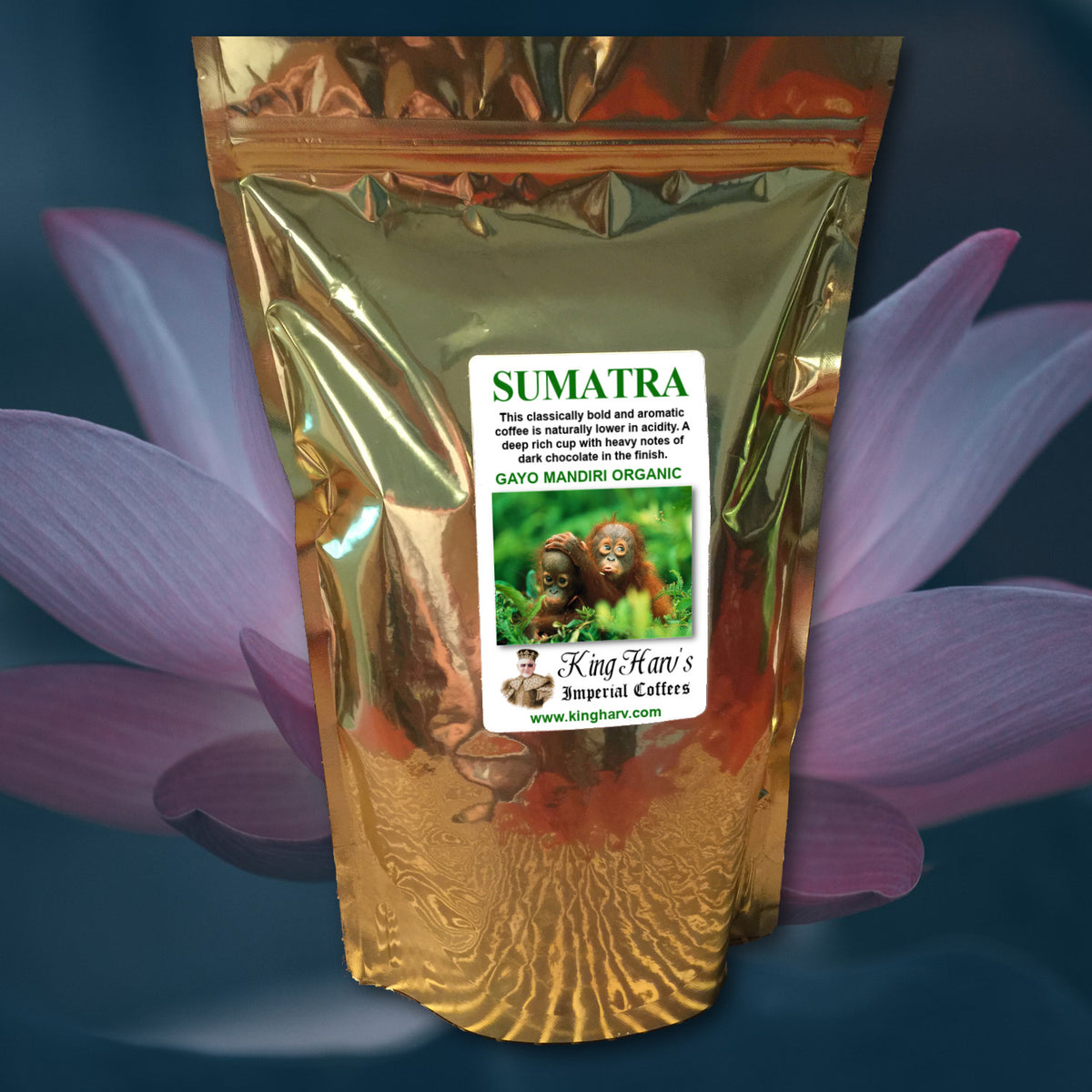 Sumatra Gayo Mandiri Coffee 1 lb Organic - Free Shipping