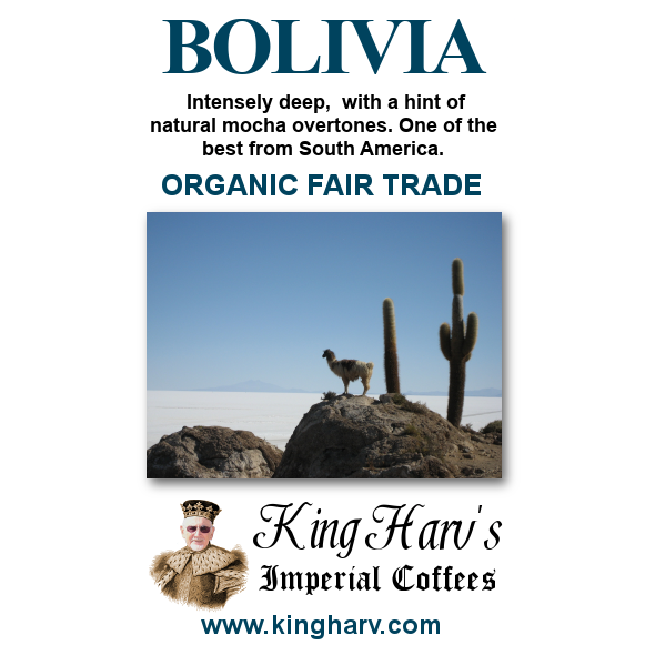 Bolivia 1 lb Coffee Organic - Free Shipping