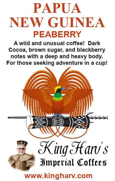 Papua New Guinea Peaberry 1 lb - FREE SHIPPING