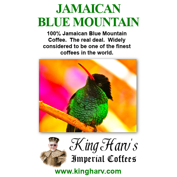 Jamaican Blue Mountain Coffee 1 lb - Free Shipping