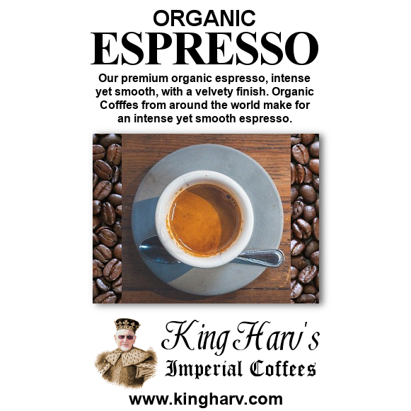 Organic Espresso 1 lb - Free Shipping